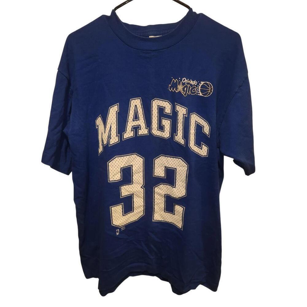 Vtg S Shaquille Oneal Orlando Magic Shirt Mens L Salem Sportswear Shaq